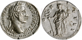 Antoninus Pius, A.D. 138-161

ANTONINUS PIUS, A.D. 138-161. AR Denarius, Rome Mint, A.D. 150-151. ANACS EF 45.

RIC-193; RSC-254. Obverse: Laureat...