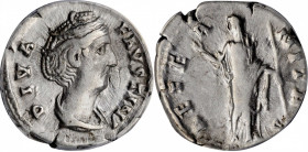 Faustina Senior (Wife of Antoninus Pius)

DIVA FAUSTINA SENIOR (DIED A.D. 140/1). AR Denarius, Rome Mint, Commemorative issue, struck under Antoninu...