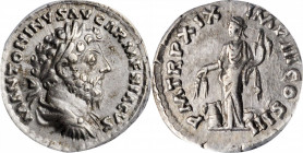 Marcus Aurelius, A.D. 161-180

MARCUS AURELIUS, A.D. 161-180. AR Denarius, Rome Mint, A.D. 165. ANACS EF 45.

RIC-142 var. (bust type); RSC-484b. ...