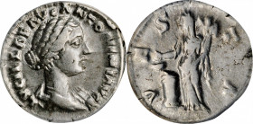 Lucilla, Augusta A.D. 164-182

LUCILLA, AUGUSTA A.D. 164-182. AR Denarius, Rome Mint, A.D. 161-162. ANACS EF 40.

RIC-788 (Aurelius); RSC-92. Obve...