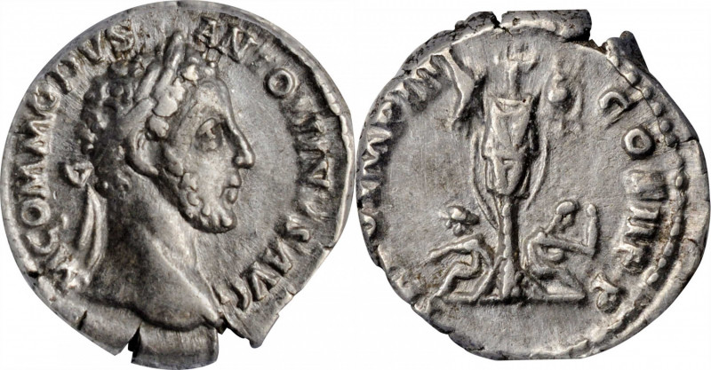 Commodus, A.D. 177-192

COMMODUS, A.D. 177-192. AR Denarius, Rome Mint, A.D. 1...