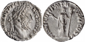 Commodus, A.D. 177-192

COMMODUS, A.D. 177-192. AR Denarius, Rome Mint, A.D. 190-191. ANACS EF 45.

RIC-220; RSC-127. Obverse: Laureate head right...