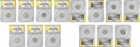 Commodus, A.D. 177-192

COMMODUS, A.D. 177-192. Septet of Silver Denarii (7 Pieces). All ANACS Certified.

Presenting a great mix of types from a ...