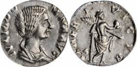 Julia Domna (Wife of Septimius Severus)

JULIA DOMNA (WIFE OF SEPTIMIUS SEVERUS). AR Denarius, Rome Mint, ca. A.D. 193-196. ANACS AU 50.

RIC-536 ...
