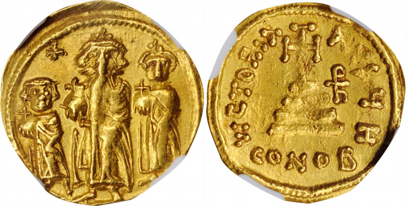 Heraclius, 610-641

HERACLIUS with HERACLIUS CONSTANTINE & HERACLONAS, 610-641...