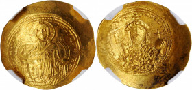 Constantine IX, 1042-1055

CONSTANTINE IX, 1042-1055. AV Histamenon Nomisma (4.40 gms), Constantinople Mint, 1046-1049. NGC MS, Strike: 5/5 Surface:...