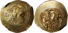 Michael VII, 1071-1078

MICHAEL VII, 1071-1078. EL Histamenon Nomisma (4.30 gms), Constantinople Mint. NGC AU, Strike: 4/5 Surface: 2/5. Scratches, ...