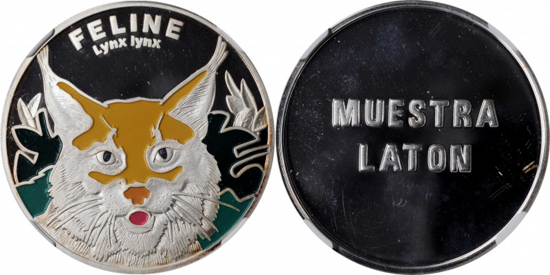 AFGHANISTAN

AFGHANISTAN. Colorized Silvered Brass 500 Afghanis Reverse Die Tr...