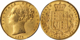 AUSTRALIA

AUSTRALIA. Sovereign, 1872-S. Sydney Mint. Victoria. PCGS AU-58 Gold Shield.

S-3855; Fr-11; KM-6. This lightly handled specimen does e...