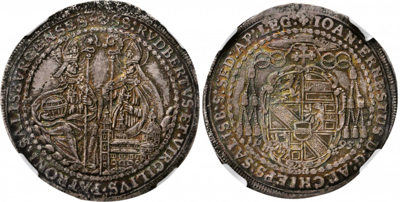 AUSTRIA

AUSTRIA. Salzburg. 1/2 Taler, 1695/4. Johann Ernst von Thun und Hohen...