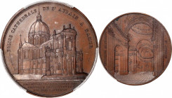 BELGIUM

BELGIUM. St Aubin's Cathedral at Namur Bronze Medal, 1846. Geerts (Ixelles) Mint. PCGS SPECIMEN-65+ Gold Shield.

Ross-M25; van Hoydonck-...