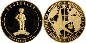 BELGIUM

BELGIUM. International Exposition in Brussels Gold Medal, 1958. PCGS SPECIMEN-64 Gold Shield.

Diameter: 36mm; Weight: 15.99 gms. AGW: 0....