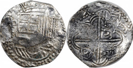 BOLIVIA

BOLIVIA. Cob 8 Reales, ND (1605-13)-PR. Potosi Mint. Philip III. PCGS Genuine Gold Shield.

KM-10. Weight: 25.90 gms. Struck on a rather ...