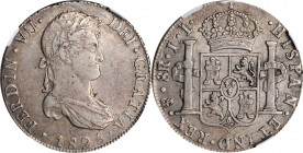 BOLIVIA

BOLIVIA. 8 Reales, 1825-PTS JL. Potosi Mint. Ferdinand VII. NGC AU-50.

KM-84. Presenting a solid portrait of the Spanish king, this exam...