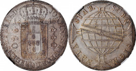 BRAZIL

BRAZIL. Brazil - Argentina. 960 Reis, 1815-R. Rio de Janeiro Mint. Joao as Prince Regent. NGC AU-55.

KM-307.3. Struck over an 1813-dated ...