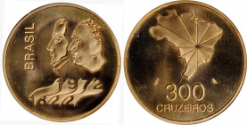 BRAZIL

BRAZIL. 300 Cruzeiros, 1972. NGC MS-67.

Fr-126; KM-584. A flashy Gem with frosty raised devices.

Estimate: $800.00 - $1000.00
