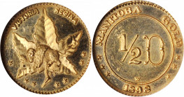 CANADA

CANADA. Manitoba. Gold 1/2 Dollar Token, "1898" (ca. 1960s). NGC MS-65.

KMX-11. Diameter: 12mm; Weight: 1.52 gms. A vibrant Gem with trem...