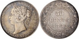 CANADA

CANADA. Newfoundland. 50 Cents, 1882-H. Heaton Mint. Victoria. PCGS VF-35 Gold Shield.

KM-6. A charming provincial minor, this deeply ton...