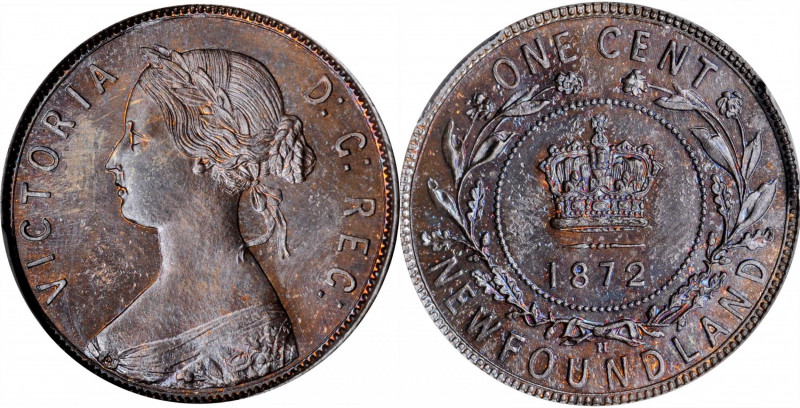 CANADA

CANADA. Newfoundland. Cent, 1872-H. Heaton Mint. Victoria. PCGS MS-64 ...