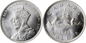 CANADA

CANADA. Dollar, 1935. Ottawa Mint. PCGS MS-66 Gold Shield.

KM-30. Commemorating the king's jubilee, this robust Gem is largely free from ...