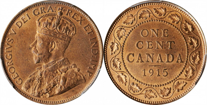 CANADA

CANADA. Cent, 1915. Ottawa Mint. PCGS MS-65 Red Brown Gold Shield.

...
