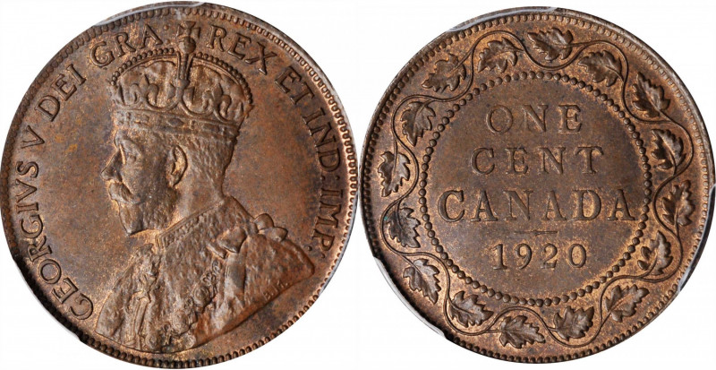 CANADA

CANADA. Cent, 1920. Ottawa Mint. PCGS MS-64 Brown Gold Shield.

KM-2...