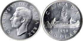 CANADA

CANADA. Dollar, 1950. Ottawa Mint. PCGS PROOFLIKE-66 Gold Shield.

KM-46. Full argent in color, this Gem example has frosty luster with a ...