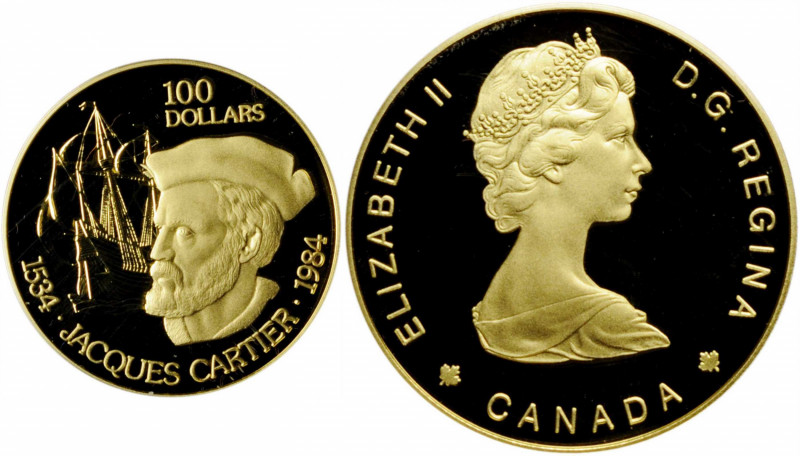 CANADA

CANADA. 100 Dollars, 1984. Ottawa Mint. GEM PROOF.

Fr-15; KM-142. A...
