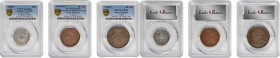 China Mixed Lots

CHINA. Provincial - Republic. Trio of Mixed Denominations (3 Pieces), ND (1904-21). All PCGS Gold Shield Certified.

1) Kirin. 1...