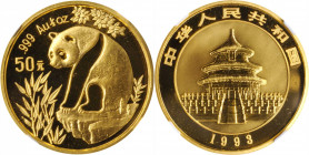 Pandas Issues

CHINA. 50 Yuan, 1993. Panda Series. NGC MS-69.

Fr-B5; KM-A614; PAN-190b. Small Date variety. Bold and dazzling, this alluring spec...