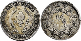 COLOMBIA

COLOMBIA. 1/2 Real, 1846-UM. Popayan Mint. PCGS VF-25 Gold Shield.

KM-96.2; Restrepo-178.21. Some striking weakness is noted, along wit...