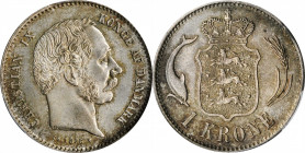 DENMARK

DENMARK. Krone, 1875 HC/CS. Copenhagen Mint. Christian IX. PCGS MS-64 Gold Shield.

KM-797.1. Quite brilliant and enchanting, this near-G...