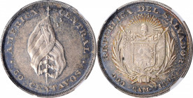 EL SALVADOR

EL SALVADOR. 50 Centavos, 1892-CAM. San Salvador Mint. NGC AU-50.

KM-112. The popular "flag" type, this series can be rather difficu...