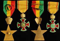 ETHIOPIA

ETHIOPIA. Duo or Orders (2 Pieces), Instituted 1884 & 1924. CHOICE EXTREMELY FINE.

1) Order of the Star of Ethiopia, Third Class Office...