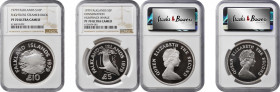 FALKLAND ISLANDS

FALKLAND ISLANDS. Duo of Wildlife Conservation Issues (2 Pieces), 1979. Both NCG PROOF-70 Ultra Cameo Certified.

1) 10 Pounds. ...