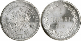 FINLAND

FINLAND. Markka, 1915-S. Stockholm Mint. Nicholas II of Russia. PCGS MS-67 Gold Shield.

KM-3.2. Blast white and entirely argent, this gl...