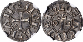Louis XV and earlier (through 1774)

FRANCE. Toulouse. Denier, ND (1105-12). Bertrand. NGC AU-53.

Boudeau-715; Poey d'Avant-1383. Weight: 1.04 gm...