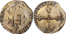 Louis XV and earlier (through 1774)

FRANCE. 2 Sol Parisis, 1585-&. Aix Mint. Henry III. PCGS AU-55 Gold Shield.

Dup-1136. Very lightly handled, ...