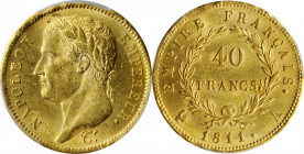 Louis XVI to Napoleon III (1774-1870)

FRANCE. 40 Francs, 1811-A. Paris Mint. Napoleon I. PCGS MS-62 Gold Shield.

Fr-505; KM-696.1; Gad-1084; F-5...