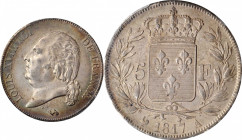 Louis XVI to Napoleon III (1774-1870)

FRANCE. 5 Francs, 1817-A. Paris Mint. Louis XVIII. PCGS MS-63 Gold Shield.

Dav-87; KM-711.1; Gad-614. This...