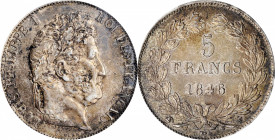 Louis XVI to Napoleon III (1774-1870)

FRANCE. 5 Francs, 1845-W. Lille Mint. Louis Philippe I. PCGS AU-53 Gold Shield.

Dav-91; KM-749.13; Gad-678...