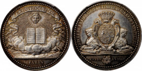 Louis XVI to Napoleon III (1774-1870)

FRANCE. Circle Bookshop Building Silver Jeton, "1847". PCGS MS-65 Gold Shield.

Mitchiner-4051?. Diameter: ...