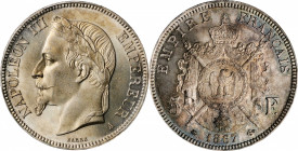 Louis XVI to Napoleon III (1774-1870)

FRANCE. 5 Francs, 1867-A. Paris Mint. Napoleon III. PCGS MS-64 Gold Shield.

Dav-96; KM-799.1; Gad-739. A r...