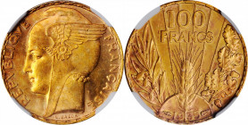 Third Republic to current (since 1870)

FRANCE. 100 Francs, 1935. Paris Mint. NGC Unc Details--Reverse Cleaned.

Fr-598; KM-880; Gad-1148. A well ...