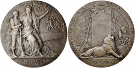Third Republic to current (since 1870)

FRANCE. Military Preparation Silver Award Medal, 1911. Paris Mint. UNCIRCULATED.

Diameter: 49mm; Weight: ...