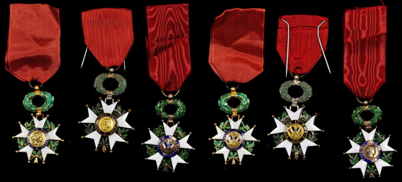 Third Republic to current (since 1870)

FRANCE. Trio of Legion of Honor Decora...