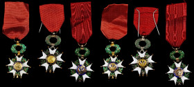 Third Republic to current (since 1870)

FRANCE. Trio of Legion of Honor Decorations (3 Pieces), ND (ca. 1950). EXTREMELY FINE.

A charming groupin...