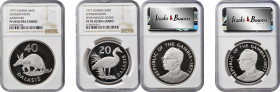 GAMBIA

GAMBIA. Duo of Wildlife Conservation Issues (2 Pieces), 1977. Both NGC Certified.

1) 40 Dalasis. Aardvark. PROOF-68 Ultra Cameo. KM-18a. ...
