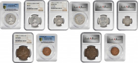 GERMAN EAST AFRICA

GERMAN EAST AFRICA. Quintet of Mixed Denominations (5 Pieces), 1892-1913. Wilhelm II. All NGC or PCGS Gold Shield Certified.

...
