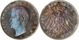 German States

GERMANY. Bavaria. 3 Mark, 1913-D. Munich Mint. Luitpold as Prince Regent. PCGS PROOF-66.

KM-996; J-47. Occupying the top spot in t...